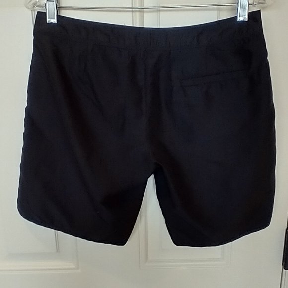 Women's Size 1 Hurley Supersuede Beachrider Board Shorts, black - Picture 4 of 8